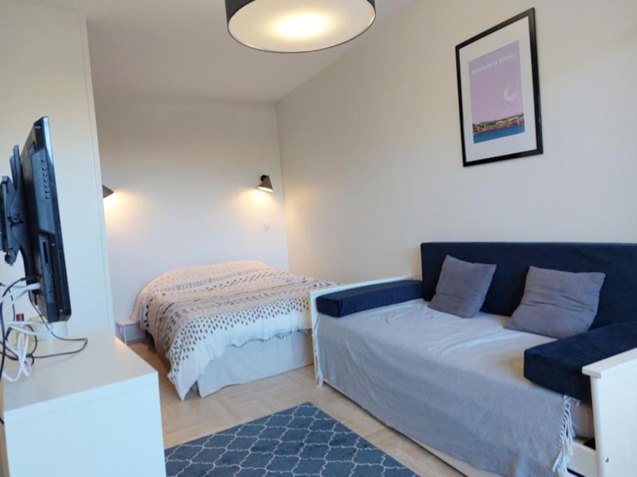 Studio Eleverca 3*- Rez De Jardin Terrasse - Axelle Loc'Appart Mandelieu Exteriér fotografie